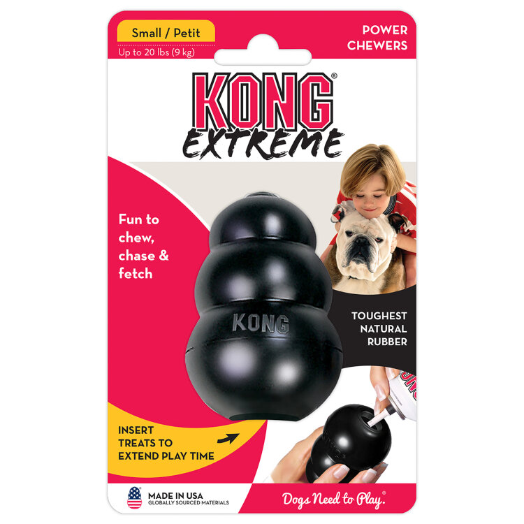 Заказать онлайн KONG Extreme игрушка для собак "КОНГ" S очень прочная малая 7х4 см в интернет-магазине зоотоваров Зубастик-ДВ в Хабаровске и по всей России.