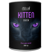 Купить онлайн DailyCat Unique line KITTEN - для котят с уткой 300 гр в Зубастик-ДВ (интернет-магазин зоотоваров) с доставкой по Хабаровску и по всей России.